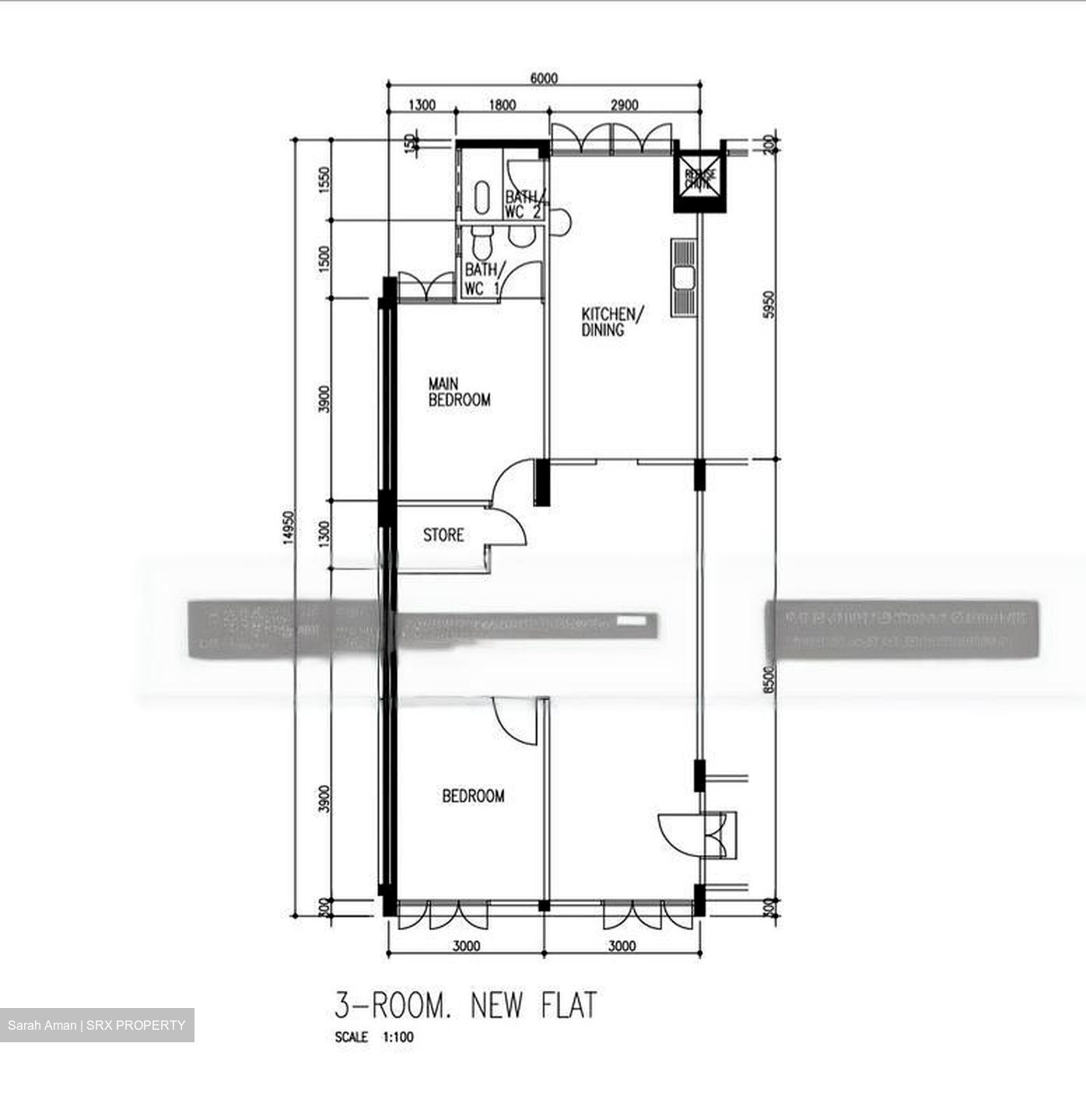 Blk 537 Bedok North Street 3 (Bedok), HDB 3 Rooms #454226601
